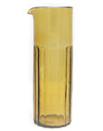 Carafe en verre ambre
