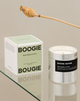 Bougie parfumée Musk Mallow & Orris (Notes de Musc & Iris) - Boogie Bougie