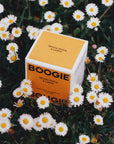 Bougie parfumée Mimosa Darling & Leather (Notes de Mimosa & Cuir) - Boogie Bougie