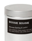 Bougie parfumée Mimosa Darling & Leather (Notes de Mimosa & Cuir) - Boogie Bougie