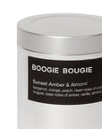 Bougie parfumée Sunset Amber & Almond (Notes d'Ambres & Amande) - Boogie Bougie
