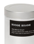 Bougie parfumée Wild Mint & Ginger (Notes de Menthe Sauvage & Gingembre)- Boogie Bougie