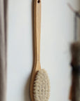 Brosse de bain en crin de Cheval et manche en Chêne - Iris Hantverk