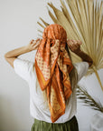 Foulard indien Itsi Rouille - Bindi Atelier