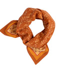 Foulard indien rouille