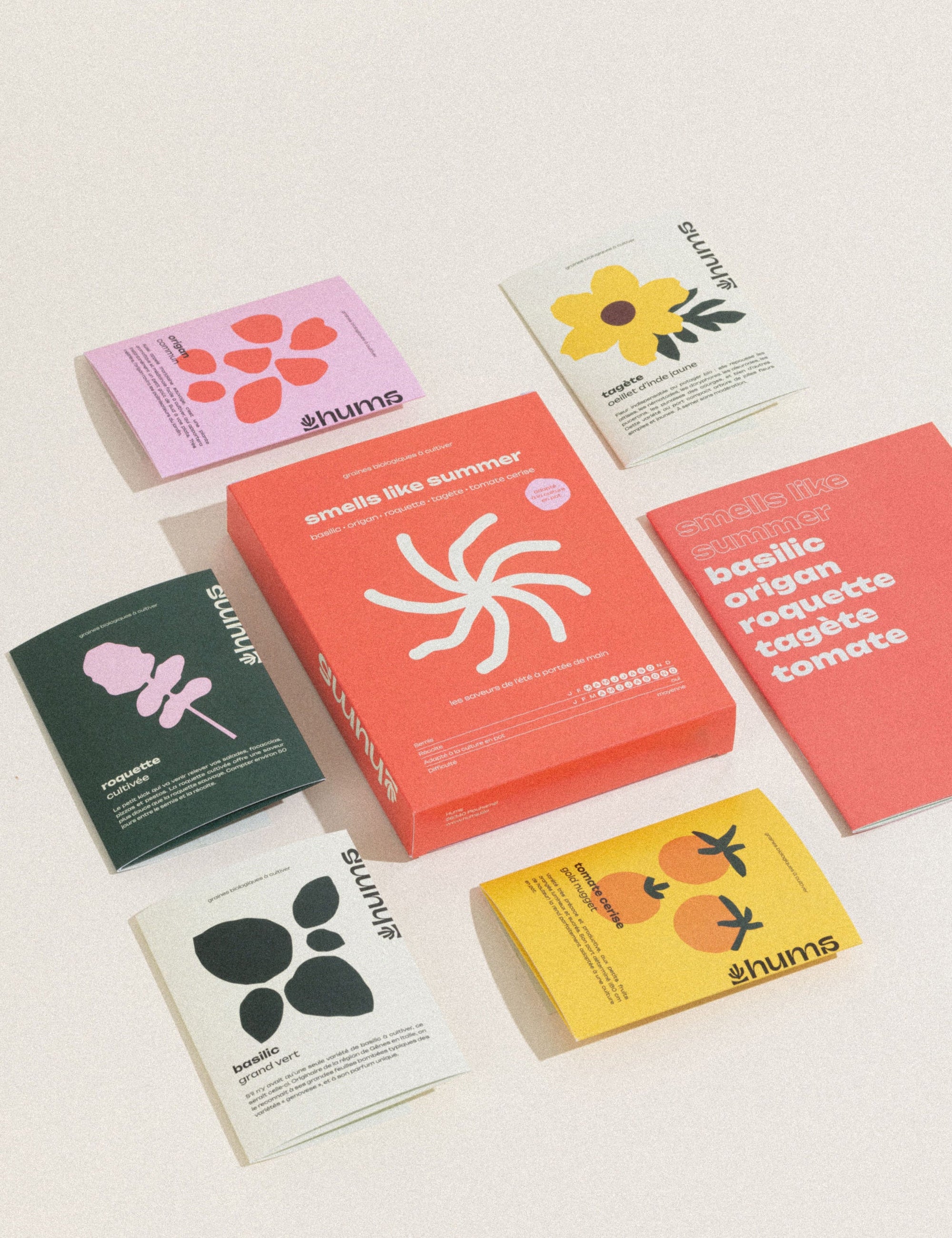 Kit de graines bio "SMELLS LIKE SUMMER" - Hums