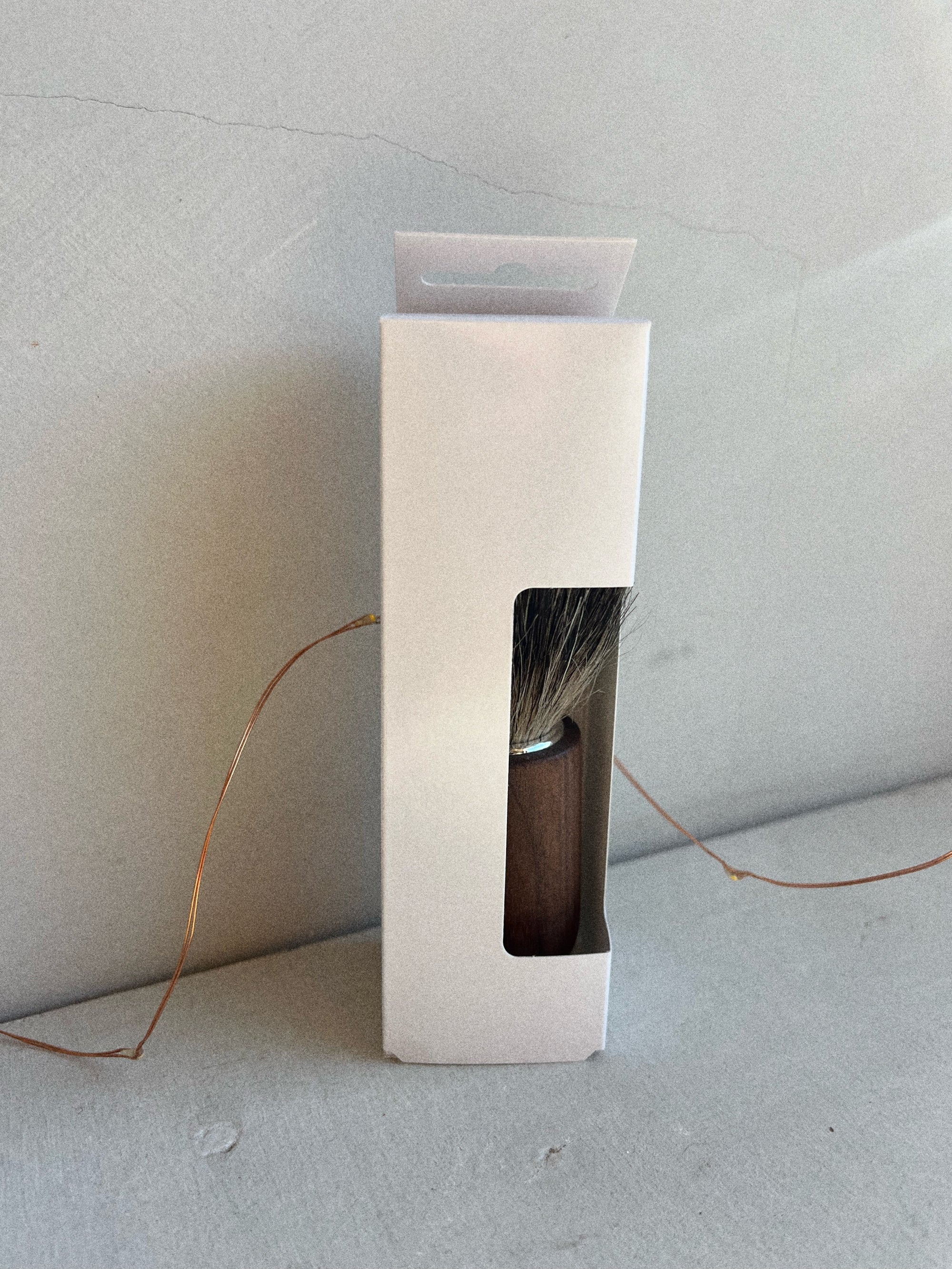 Blaireau en bois de Noyer et poils de Blaireau - Iris Hantverk