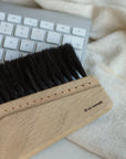 Brosse pour ordinateur et bureau en Chêne et crin de Cheval - Iris Hantverk