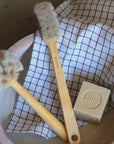 Brosse à Vaisselle en crin de Cheval et Bouleau huilé - Iris Hantverk