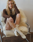 Chaussettes en laine - Naturel
