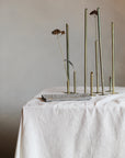 Nappe en lin lavé Blanc cassé