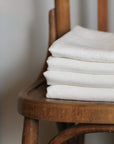 Nappe en lin lavé Blanc cassé