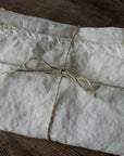 Nappe en lin lavé Blanc cassé