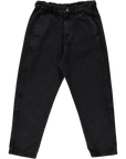 Pantalon Carotte Denim Noir - Poudre Organic
