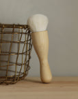 Pinceau de maquillage kabuki en poils de Chèvre et Bouleau huilé- Iris Hantverk