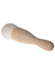Pinceau de maquillage kabuki en poils de Chèvre et manche en Bouleau huilé - Iris Hantverk