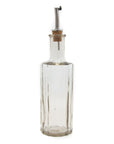 Bouteille à huile en verre transparent 30cl