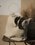 Sac "Bon Appétit" lin / noir - Charvet