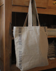 Sac "Bon Appétit" lin / noir - Charvet