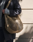 Sac filet en coton bio Kaki - The Organic Company