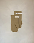 Paire de gants de cuisine large Kaki - The Organic Company