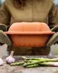 Paire de gants de cuisine large Kaki - The Organic Company