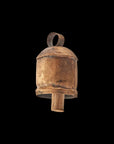 Cloche de Noël décorative en métal doré