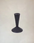 Bougeoir en fonte - noir