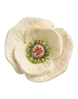 Bouton de meuble – Coquelicot Blanc