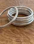 Bracelet bouddhiste argent épais - Baan