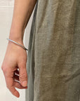Bracelet bouddhiste argent fin - Baan