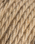 Câble électrique textile torsadé jute - 2x0,75mm²