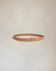 Ceinture en cuir plein fleur à boucle amovible (ajustable) - 130cm - Niwaki