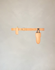 Ceinture en cuir plein fleur à boucle amovible (ajustable) - 130cm - Niwaki