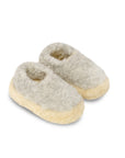 Chaussons en laine enfant - Light grey