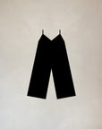 Combinaison oversize Juliette coton noir - Maison Farigoulette