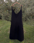Combinaison oversize Juliette coton noir - Maison Farigoulette