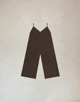 Combinaison oversize Juliette lin lavé anthracite - Maison Farigoulette
