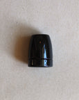 Douille E27 en porcelaine noire