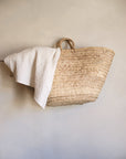Panier anses courtes naturelles