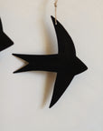 Hirondelle en métal noir