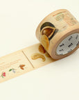 Masking Tape "Motif Encyclopédie des Noix" 30mm x 7m