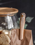 pince en bois chouette maison farigoulette