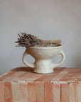 Pot en papier mâché avec anses M