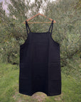 Robe Lisette coton noir - Maison Farigoulette