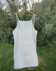 Robe Lisette coton vichy beige - Maison Farigoulette