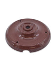 Rosace en porcelaine marron - 3 sorties