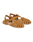 Sandales Sunville en cuir cognac - Méduse