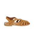 Sandales Sunville en cuir cognac - Méduse