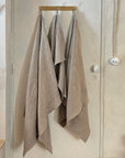 Serviette de bain en lin naturel - Maison Farigoulette